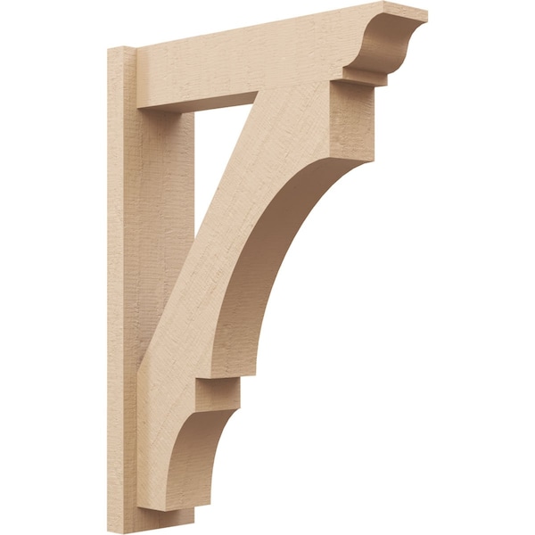 Ekena Millwork 5 1/2-in W x 20-in D x 28-in H Balboa Trad Rough Cedar Woodgrain TimberThane Outlooker, Primed Tan OUTUR055X20X28BOA04RCPR - main